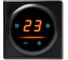 Терморегулятор OneKeyElectro c WiFi ОКЕ-25+рамка, черный 2289003 1