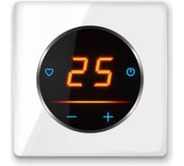 Терморегулятор OneKeyElectro c WiFi ОКЕ-25+рамка стеклянная, белый 2288999