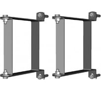 Комплект консолей с дюбелями и шурупами для монтажа распределителя средней мощности или гидрострелки на стене Meibes ст.арт. ME 66337.10 M66337.10