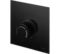 Крышка для Unibox RTL OVENTROP с термостатом, черное стекло 1022788