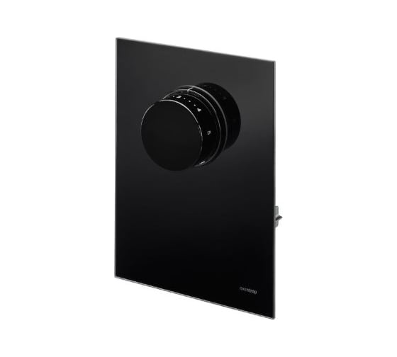 Крышка для Unibox T-RTL OVENTROP с термостатом, черное стекло 1022778