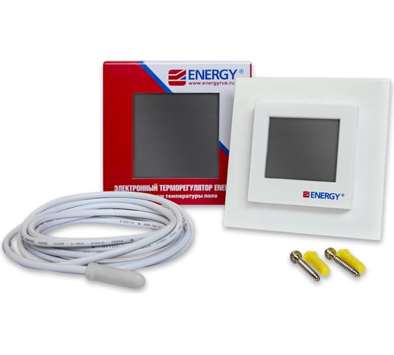 Программируемый терморегулятор ENERGY TK 08 new design 00-УТ-00718