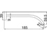 Излив из стены Maxonor PURE LIFE PL74-8 2