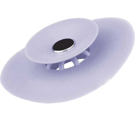 Пробка для ванны и раковины MasterProf d-100 мм, лавандовая ТД.030479