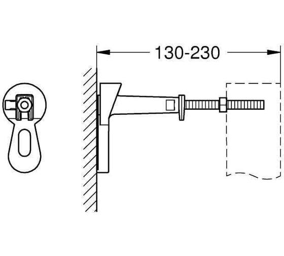 Настенный уголок Grohe Rapid SL 2 шт 3855800M 00015848