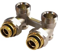 Узел нижнего подключения радиатора DN.ru 1/2x3/4 угловой D220-02197