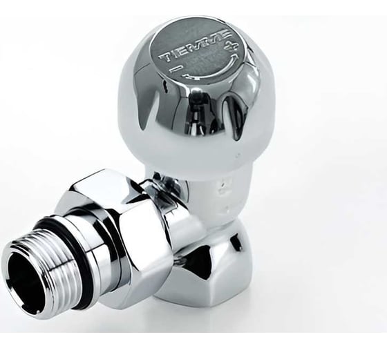 Настроечный клапан Tiemme угловой 1/2" (хром) 3330001 / 3336C0404