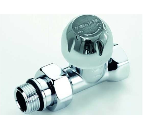 Настроечный прямой клапан Tiemme 1/2" (хром) 3330012 / 3335C0404 1
