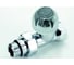 Настроечный прямой клапан Tiemme 1/2" (хром) 3330012 / 3335C0404 1