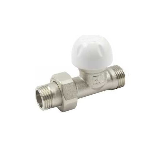 Настроечный прямой клапан Tiemme 1/2"х1/2"(16) (хром) 3330021 / 3330N0404