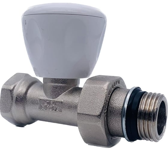 Регулировочный прямой клапан Tiemme 1/2" New Excel (с уплотн. кольцом) 3260045 / 3265