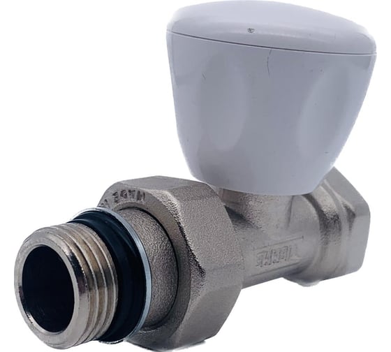 Регулировочный прямой клапан Tiemme 3/4" New Excel (с уплотн. кольцом) 3260046 / 3265 1