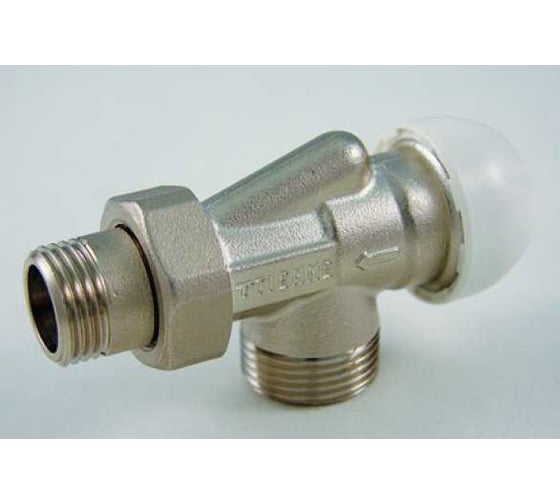 Термостатический угловой клапан Tiemme 1/2"х3/4"(18) осевой 3310007 1