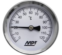 Биметаллический погружной термоманометр MPF 1/2", 120°C ИС.161753