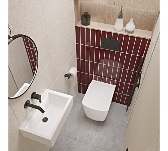 Инсталляция для приставного унитаза в комплекте 2 в 1 Lavinia Boho RelFix 77030028