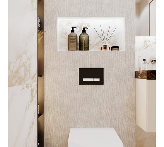 Инсталляция для приставного унитаза в комплекте 2 в 1 Lavinia Boho RelFix 77030040