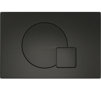 Клавиша смыва Teymi Ellie, двойной смыв, черный матовый T70023BM ЦБ-00268265