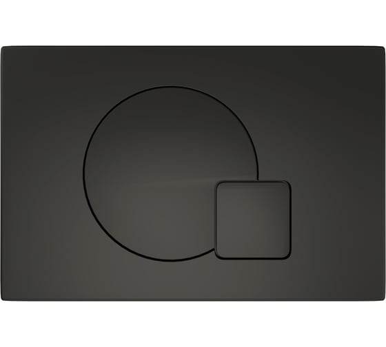 Клавиша смыва Teymi Ellie, двойной смыв, черный матовый T70023BM ЦБ-00268265