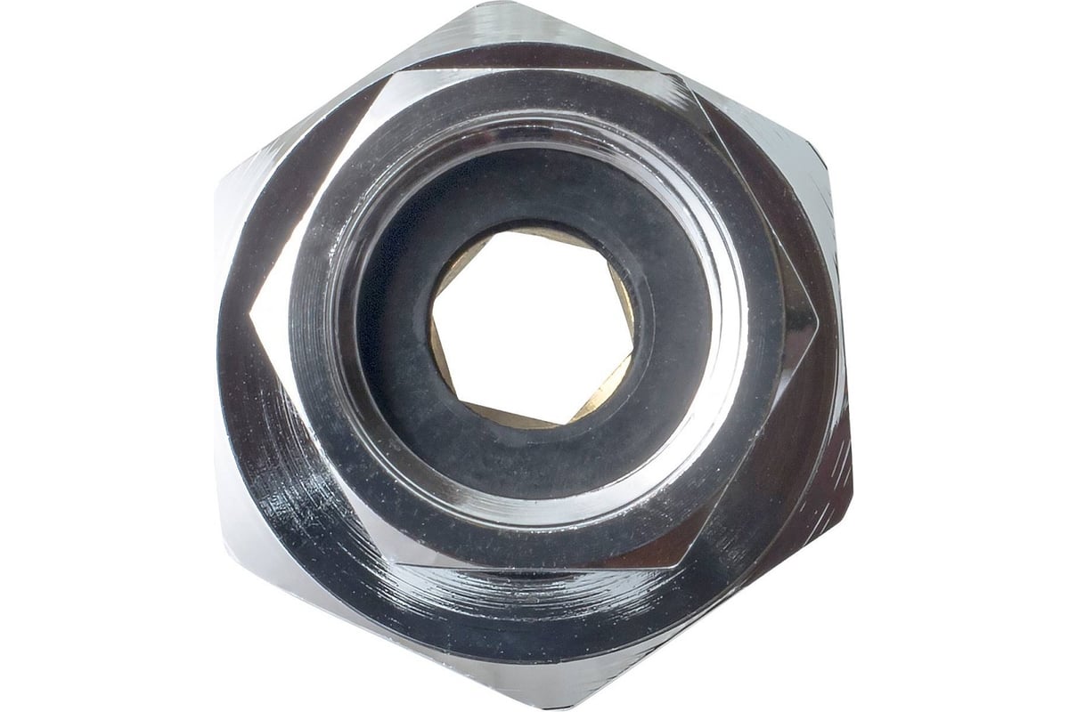 Соединение для полотенцесушителя MasterProf прямое 1\" х 3/4\" в/в хром ...