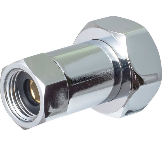 Соединение для полотенцесушителя MasterProf прямое 1\" х 3/4\" в/в хром ...