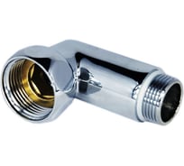 Угловое соединение для полотенцесушителя MasterProf 1" х 3/4" в/н хром ИС.050046