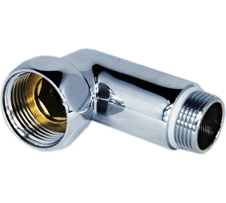 Угловое соединение для полотенцесушителя MasterProf 1" х 3/4" в/н хром ИС.050046