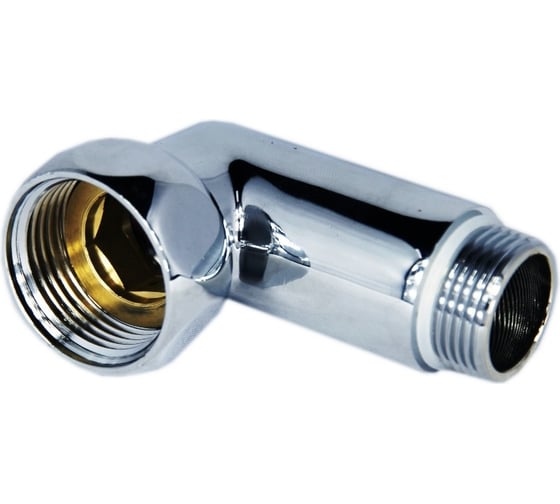 Угловое соединение для полотенцесушителя MasterProf 1" х 3/4" в/н хром ИС.050046 1