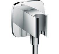 Шланговое подсоединение HANSGROHE 26485000 с держателем душа Fixfit Porter E 00000043910