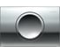 Клавиша GEBERIT 115.120.21.1 Delta 11 одинарный смыв 00000004617 1