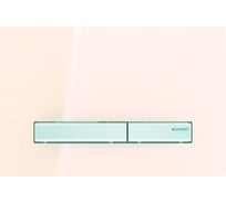 Клавиша GEBERIT 115.788.TG.2 Sigma 50 NEW двойной смыв песчаное стекло 00000067955
