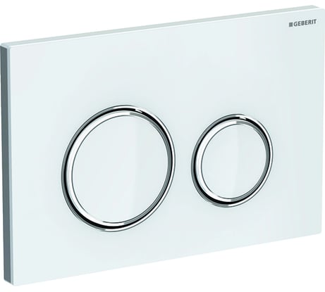 Смывная клавиша GEBERIT 115.884.SI.1 Sigma21, двойной смыв 00000059970