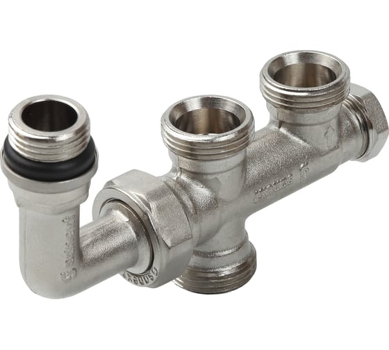 Узел бокового подключения радиатора SANEXT НР 1/2" x ВР 3/4" Евроконус 4963