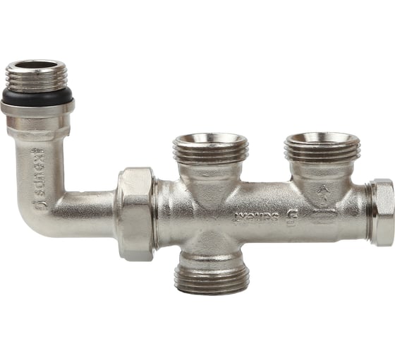 Узел бокового подключения радиатора SANEXT НР 1/2" x ВР 3/4" Евроконус 4963