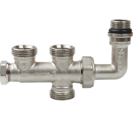 Узел бокового подключения радиатора SANEXT НР 1/2" x ВР 3/4" Евроконус 4963