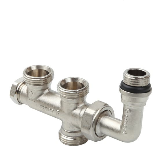 Узел бокового подключения радиатора SANEXT НР 1/2" x ВР 3/4" Евроконус 4963