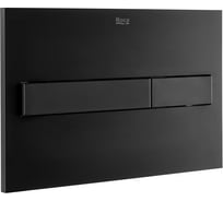 Смывная клавиша Roca DUPLO IN-WALL PL7 двойная, черная 00059999