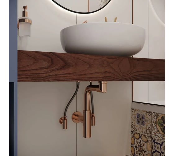 Латунные угловые запорные кран-вентили для подключения смесителя Wellsee Drainage System 182149001