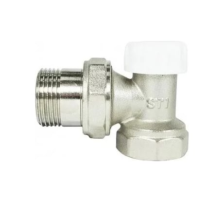 Запорный угловой клапан STI 1/2" 00000003165