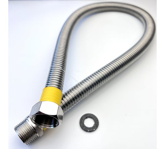 Сильфон для газа в оплетке TUBOFLEX ПВХ 3/4", 1,0 м, ВР/НР 4829787