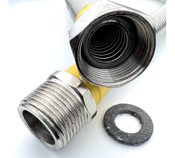 Сильфон для газа в оплетке TUBOFLEX ПВХ 3/4", 1,0 м, ВР/НР 4829787