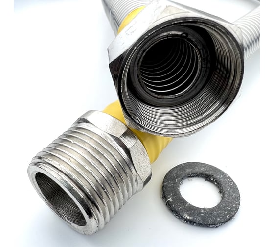 Сильфон для газа в оплетке ПВХ 3/4", 2,0 м, ВР/НР TUBOFLEX 4829817