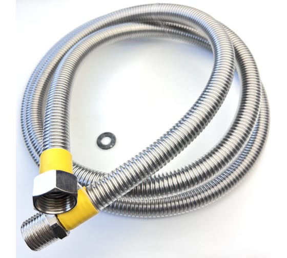 Сильфон для газа TUBOFLEX  в оплетке ПВХ 1/2", 2,0 м, ВР/НР 4829596 1