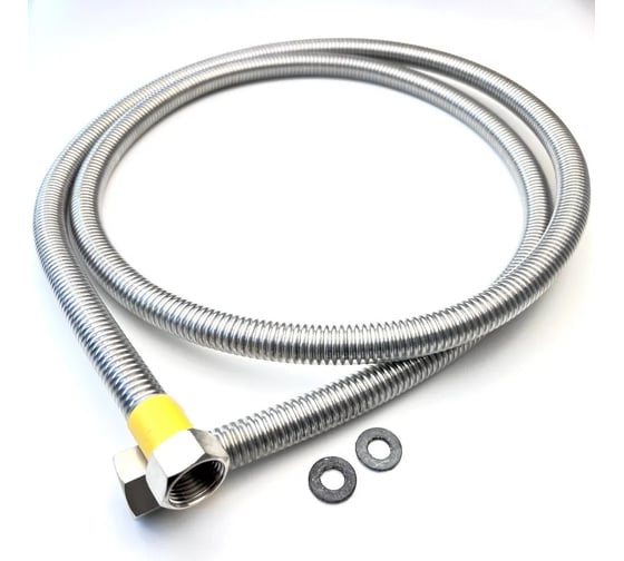 Сильфон для газа TUBOFLEX в оплетке ПВХ 1/2", 1,5 м, ВР/ВР 4829435