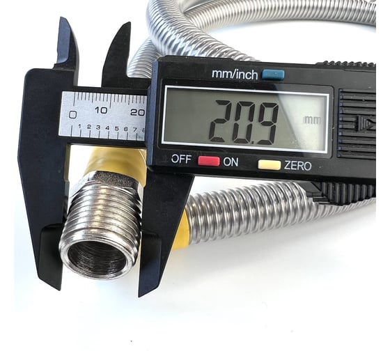 Сильфон для газа TUBOFLEX в оплетке ПВХ 1/2", 0.8 м, ВР/НР 4829541