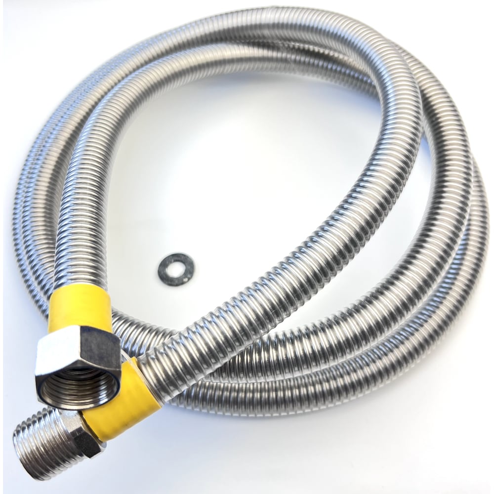 Сильфон для газа TUBOFLEX в оплетке ПВХ 1/2", 1.5 м, ВР/НР 4829572 ...
