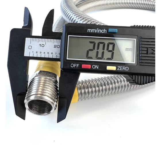 Сильфон для газа TUBOFLEX в оплетке ПВХ 1/2", 1.5 м, ВР/НР 4829572
