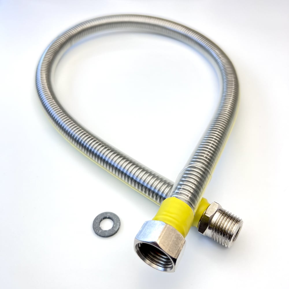 Сильфон для газа TUBOFLEX в оплетке ПВХ 1/2", 1,0 м, ВР/НР 4829558 ...