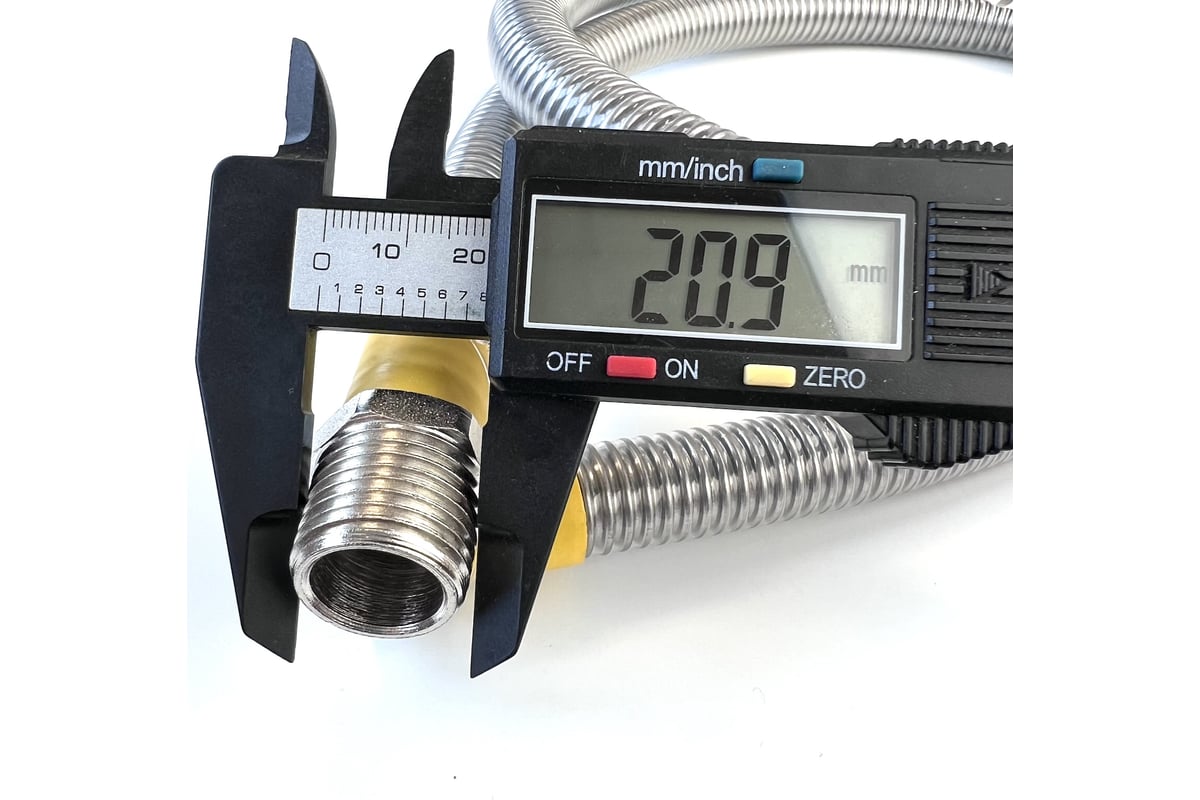 Сильфон для газа TUBOFLEX в оплетке ПВХ 1/2", 1,0 м, ВР/НР 4829558 ...