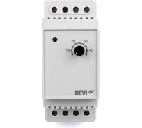 Терморегулятор DEVIreg D-330 +5C-+45C на шину DIN, с датчиком на проводе, 16А DEVI 140F1072