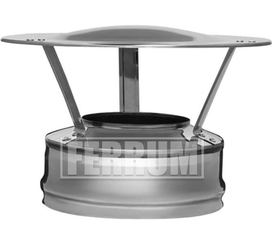 Оголовок FERRUM 430/0,5 мм, нержавеющая сталь, ф100x200 f3101